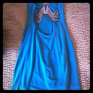 Cachè Tiffany blue dress